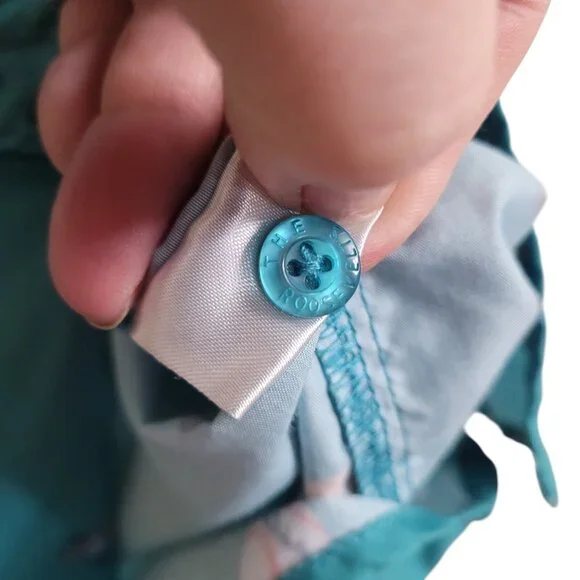 The Roosevelts RSVLTS x Sandlot Button Up Shirt Green Benny Beast Dog Mens M - Picture 8 of 12